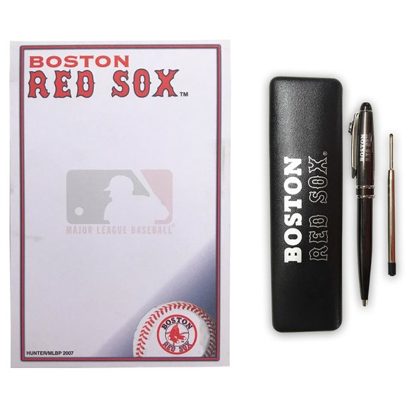 COPY - Boston Red Sox Notepad and Team Logo Pen,Case Set - Picture 2 of 6